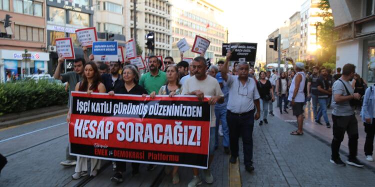 Eskişehir 10 işçi için yürüdü: Sorumlular yargılansın