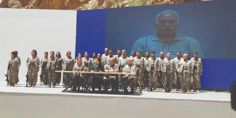 11 Temmuz 2025: Fotoğraflarla PKK’nin tarihi töreni