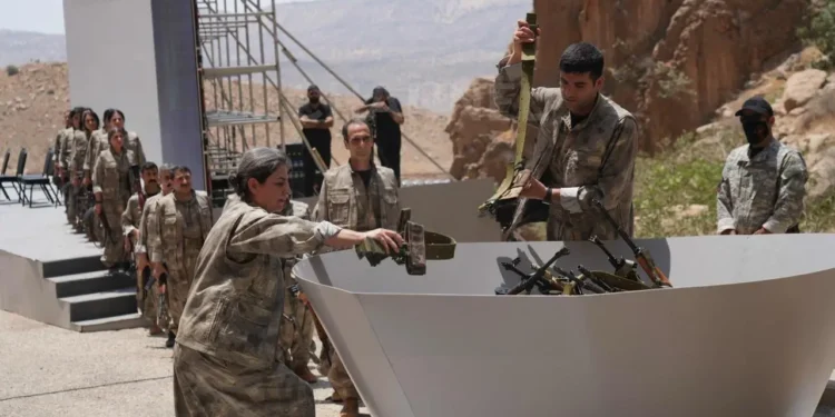 11 Temmuz 2025: Fotoğraflarla PKK’nin tarihi töreni