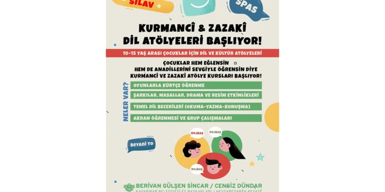 Peyas Belediyesi Kürtçe kurslara başlıyor