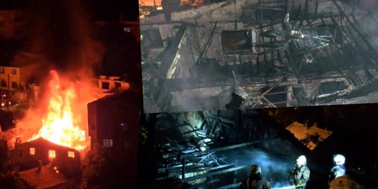 İstanbul’da 4 gecekondu yandı