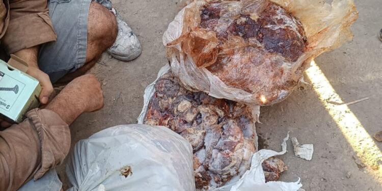 TOKİ inşaatında işçilere tarihi geçmiş yiyecekler verildi