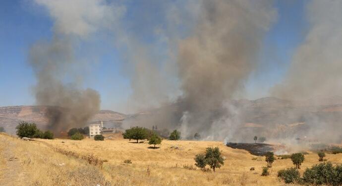 Licê’de yangın yeniden başladı: Yurttaşlar helikopter desteği bekliyor