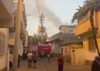 Amed’in Yenişehir ilçesinde yangın: 3 kişi yaralandı