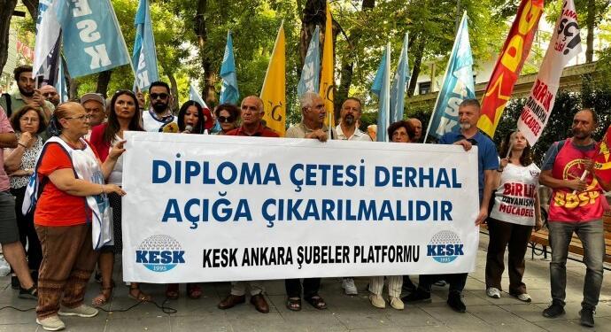 KESK’ten sahte diploma açıklaması: Sesimizi yükseltelim
