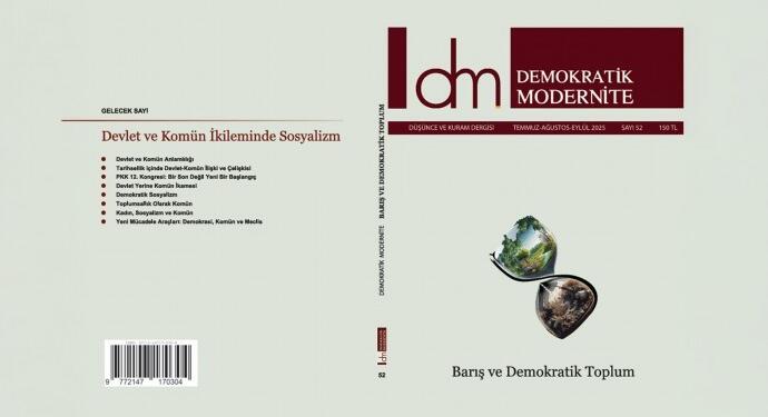 Demokratik Modernite ‘Barış ve Demokratik Toplum’ başlığıyla çıktı