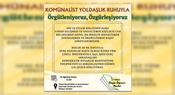 İstanbul Özgür Öğrenci Meclisi’nden çalıştay