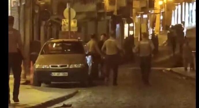 Darp edilip silah çekilen genç tutuklandı; bekçiler serbest!