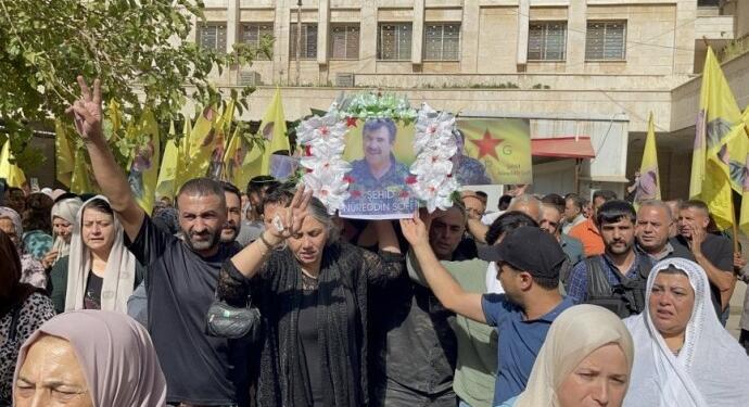 Nûreddîn Sofî’nin cenazesi Dêrik’ten Qamişlo’ya doğru yola çıkarıldı