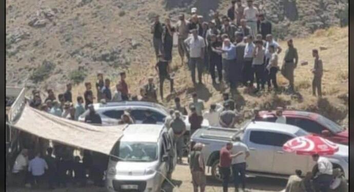 Qileban’da köylüler madene karşı nöbete başladı