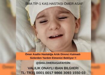 SMA hastası Ömer Asaf bebek için destek çağrısı