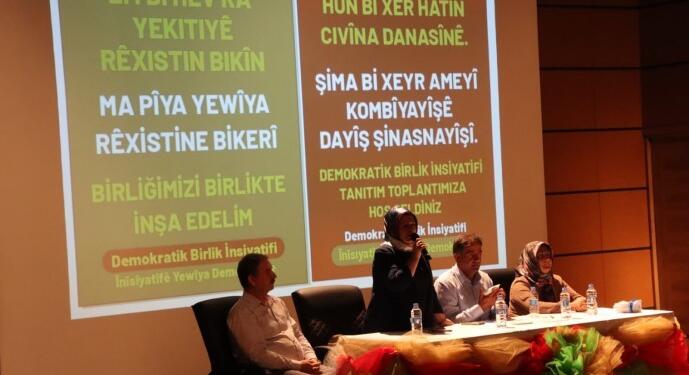Demokratik Birlik İnisiyatifi Çewlîg’te toplantı düzenledi