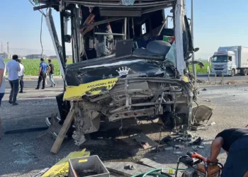 Mêrdîn’de kaza: Bir ölü, 9 yaralı