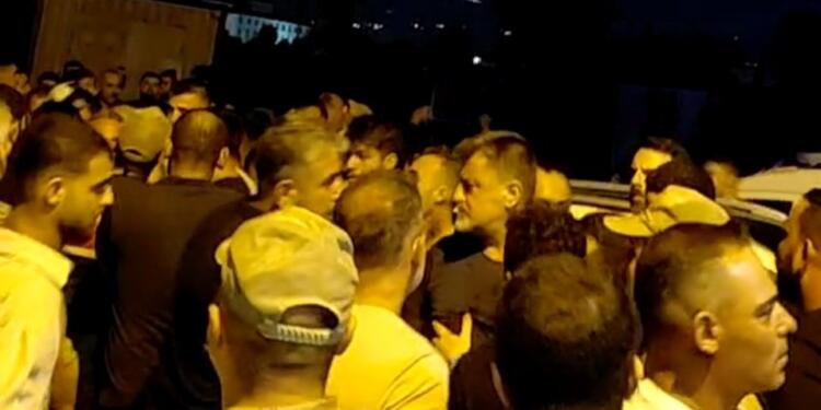 Samandağ’da trafik kazası sonrası tehlikeli gerilim