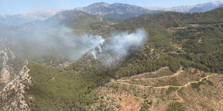 Mersin’de orman yangını