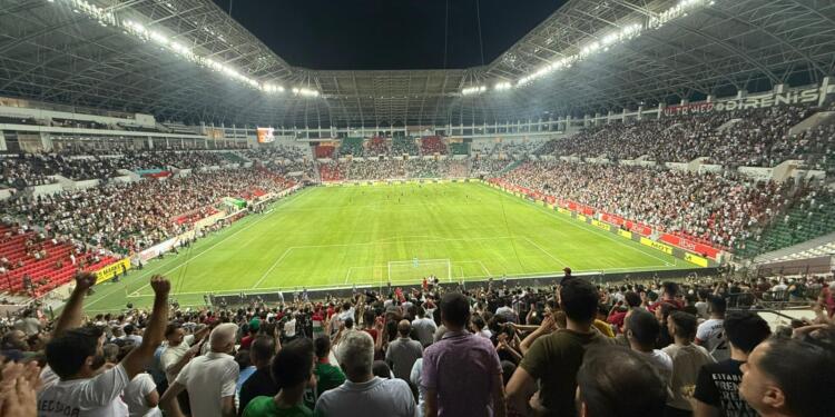 Seyircisiz oynanacak Amedspor maçı için LED ekran kurulacak