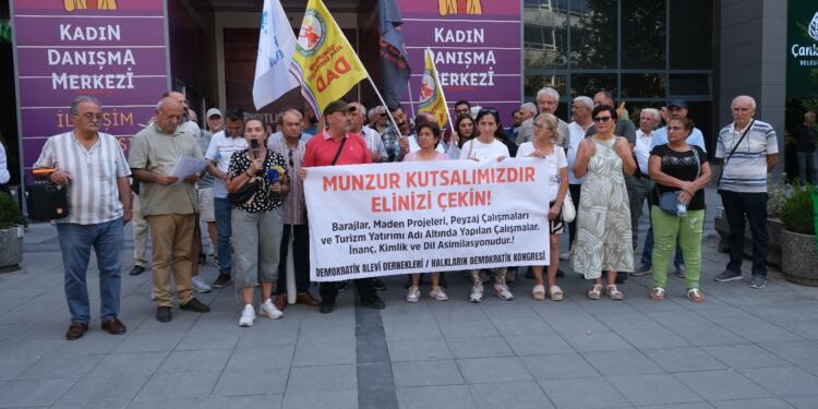 DAD ve HDK’den Munzur Gözeleri’nde mescit yapımına tepki