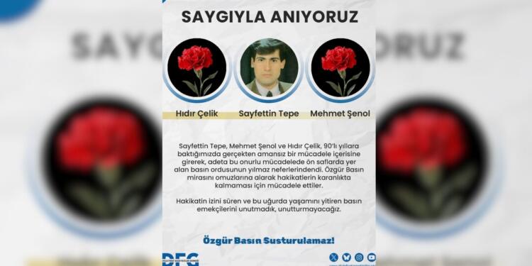 DFG Tepe, Şenol ve Çelik’i andı