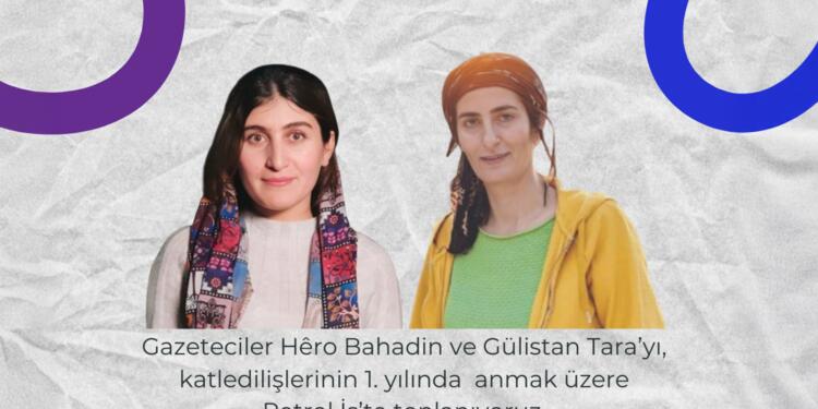 Hêro Bahadin ve Gülistan Tara anılacak