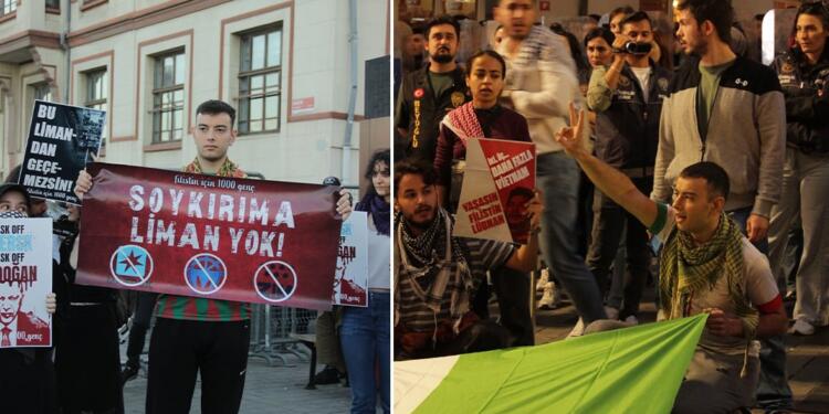 Filistin’deki işgale tepki gösteren Çelik tahliye edilmedi