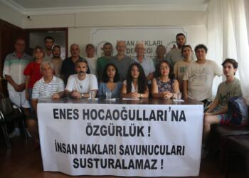 Enes Hocaoğulları’nın tutuklanmasına tepki: Yargı tacizi son bulsun
