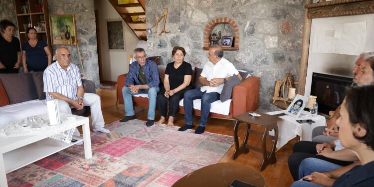 Bulut Kişin’in taziyesi ziyaret edildi