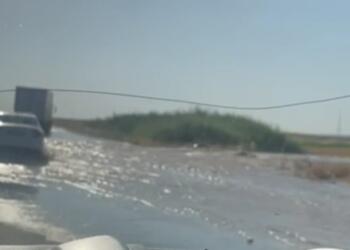 Mêrdîn’de içme suyu şebekesi yine patladı: İki ilçe susuz kaldı