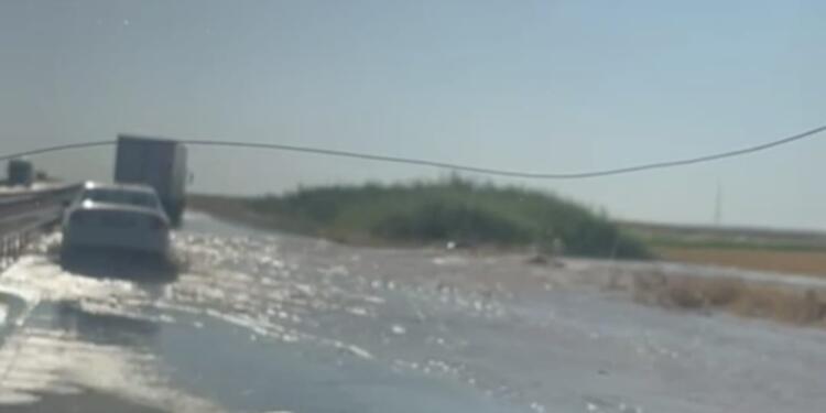 Mêrdîn’de içme suyu şebekesi yine patladı: İki ilçe susuz kaldı