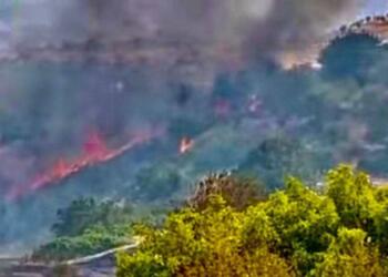 Amêdiyê’de yangın