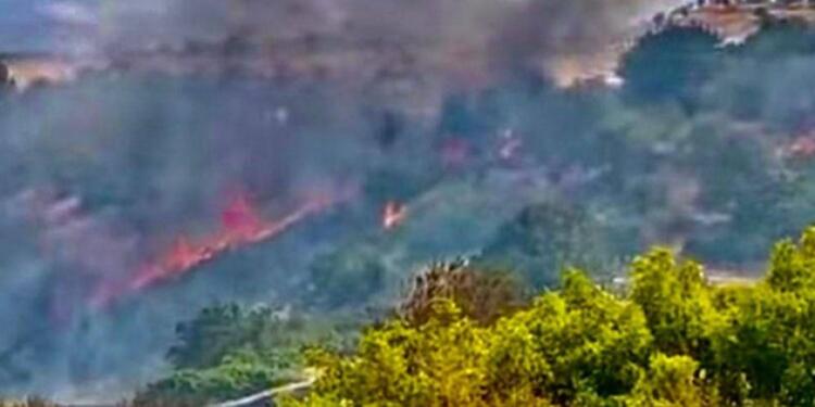 Amêdiyê’de yangın