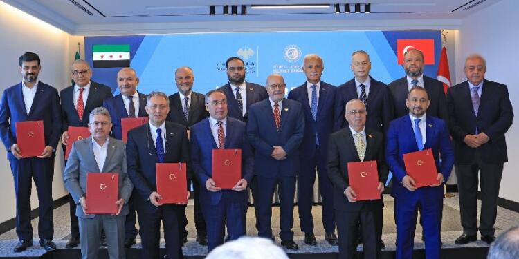 Türkiye ve Suriye arasında 9 mutabakat zaptı imzalandı