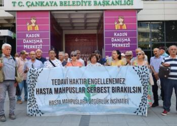 3 kentte hasta tutsaklar için eylem