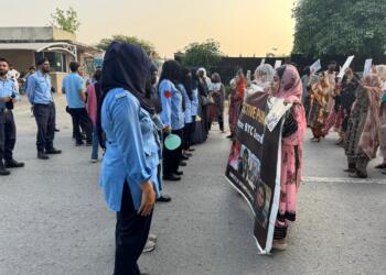 Beluc kadınların eylemine saldırı