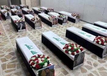 Katledilen 22 Êzidî yurttaşın cenazeleri Musul’a getirildi