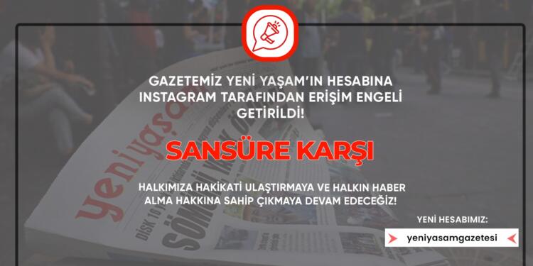Sansüre karşı yeni hesabımızla Instagram’dayız