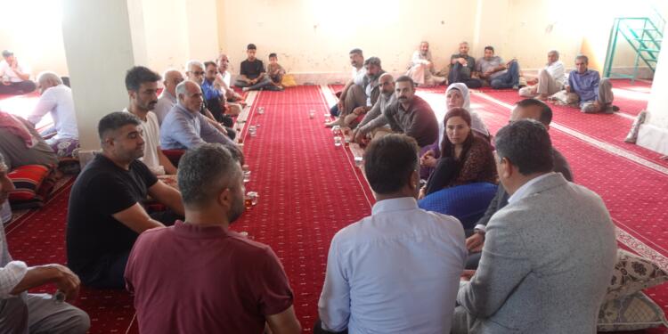 Herranlı mevsimlik işçilerin taziyesine ziyaret