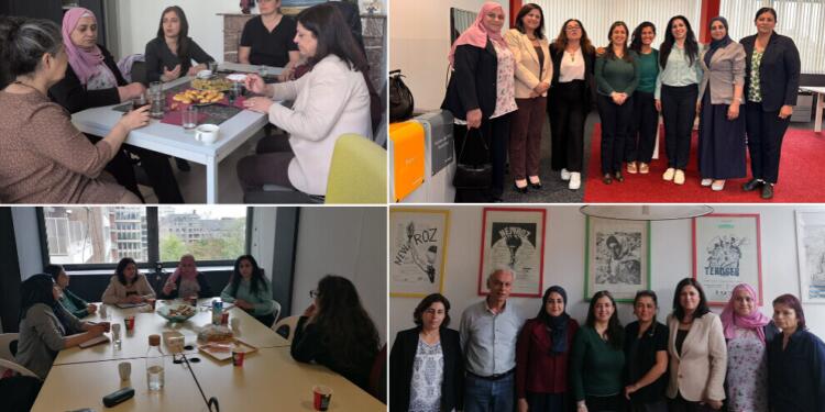 Rojava Kadın Heyeti Belçika’da temaslarını sürdürüyor