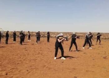 Kadınlar Süveyda’da özsavunma ordusu kurdu