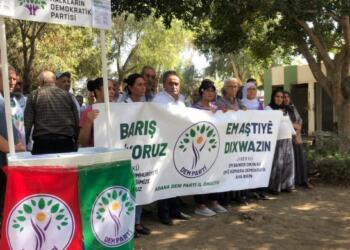 Yüreğir’de ‘barış’ için imza kampanyasının startı verildi