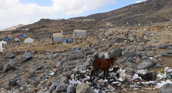Müdürlük önleyici tedbirler almıyor: Gilî Dağı çöp içinde