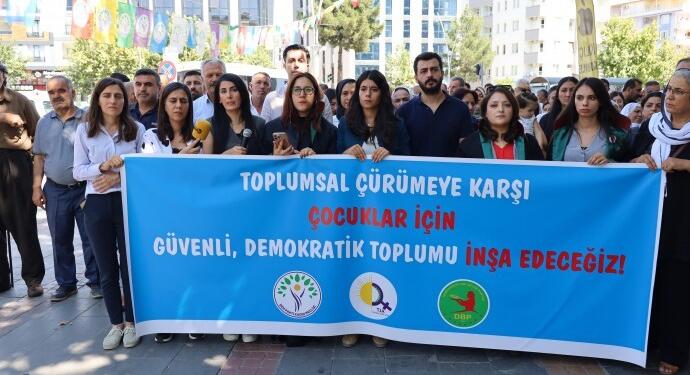 Êlih’te ailenin katledilmesi protesto edildi