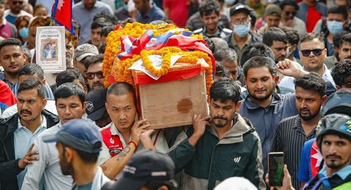 Nepal’de protestolarda ölenler için ulusal yas ilan edildi