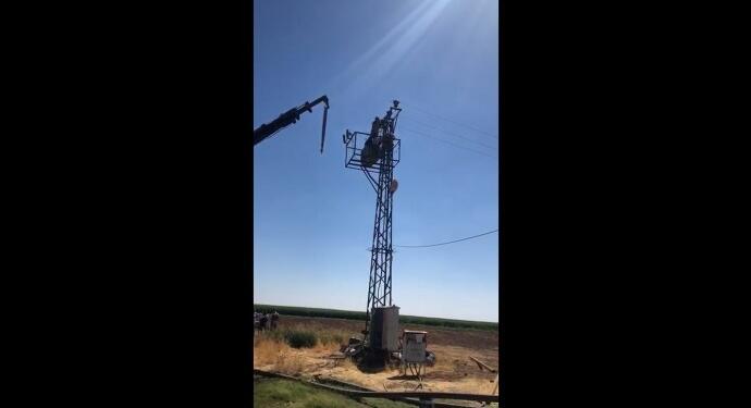 DEDAŞ, çiftçinin trafosuna el koydu