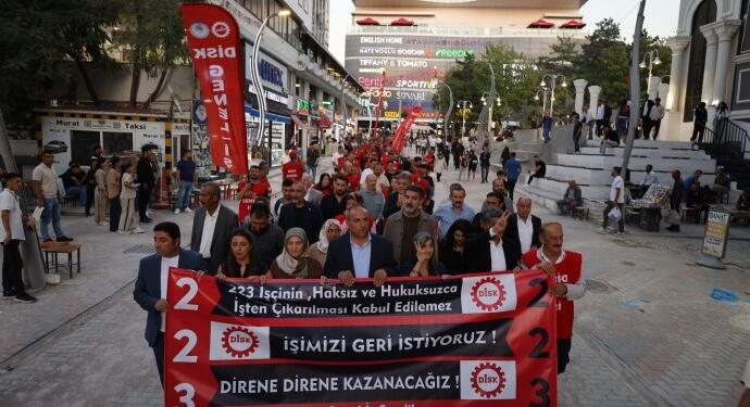 Wan’da 223 işçinin direnişi 47’nci gününde devam ediyor