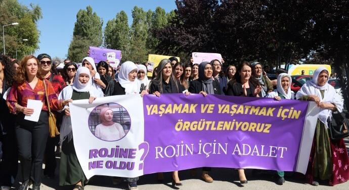 Wan’da Rojin için yürüdüler: Adalet istiyoruz, failler cezasız kalmamalı