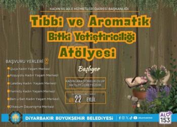Amed Büyükşehir Belediyesi’nden kadınlara bitki atölyesi