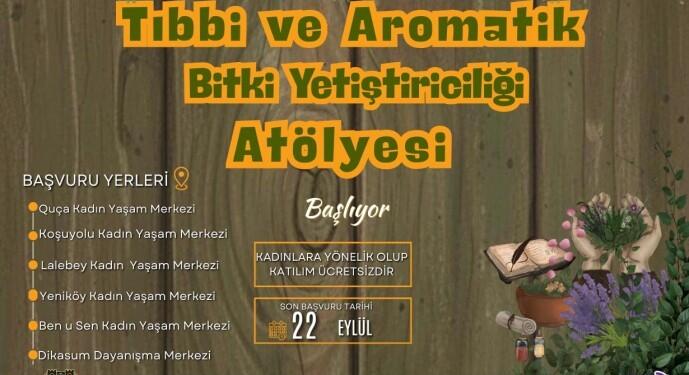 Amed Büyükşehir Belediyesi’nden kadınlara bitki atölyesi