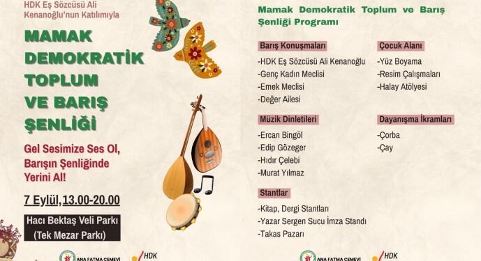 HDK ve DAD’dan ‘demokratik toplum’ şöleni