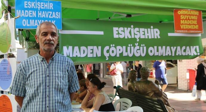 Eskişehir’de Cengiz Holding’in madenine karşı imza kampanyası