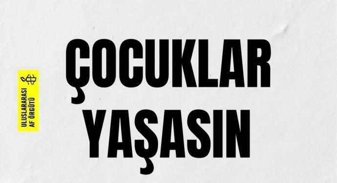 Af Örgütü: Filistinli çocuklar yaşasın!